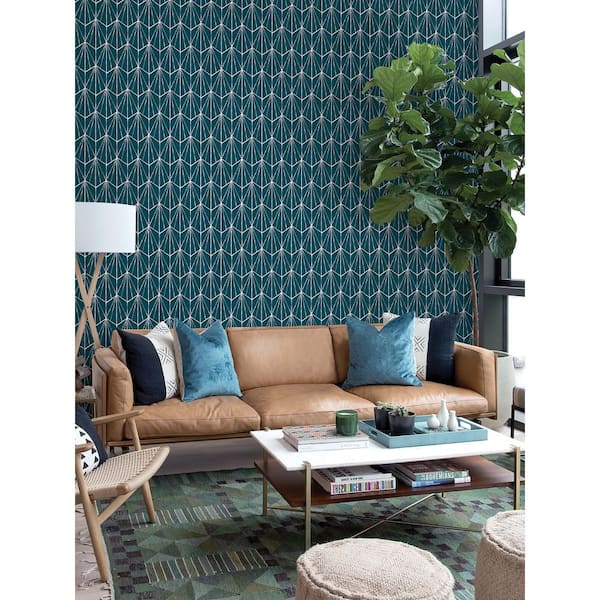 Indigo Dorset Peel & Stick Wallpaper