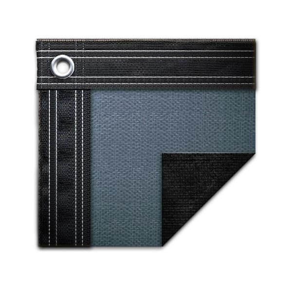 vinyl mesh pool mat - lightweight sandstone