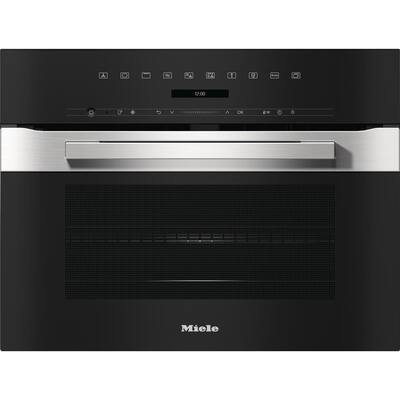 24 in. Electric Convection Wall Oven with Built-In Microwave in Stainless Steel