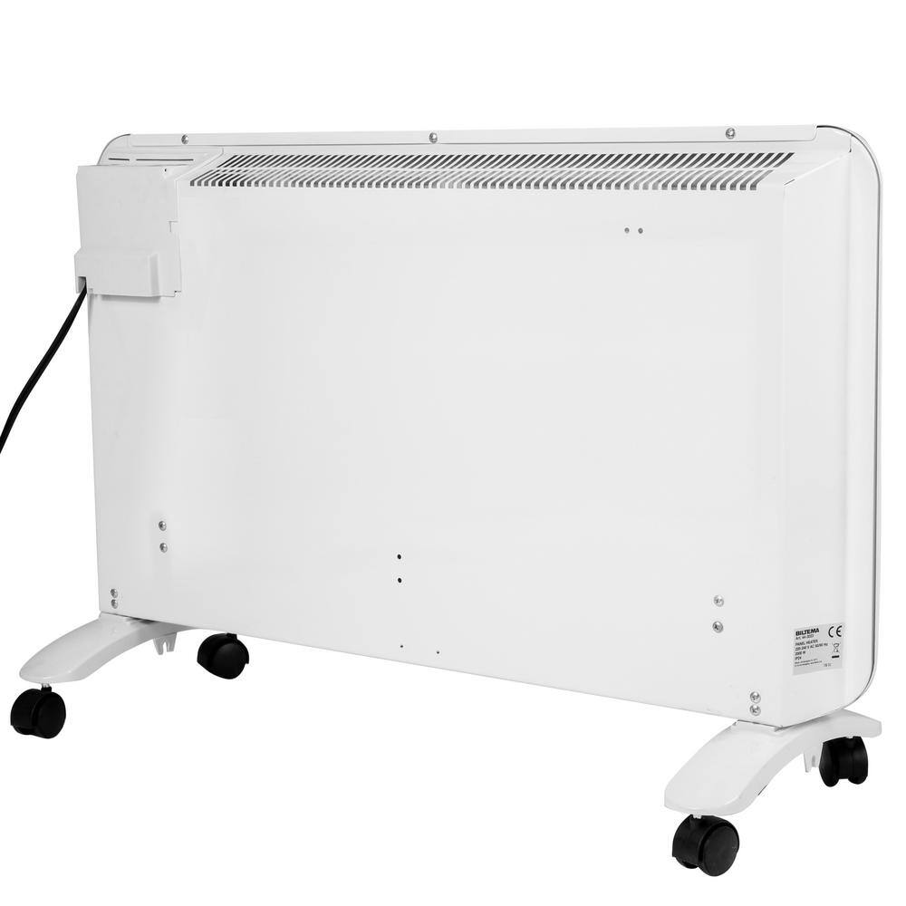 White 1500W Electric Convection Heater with Digital Thermostat