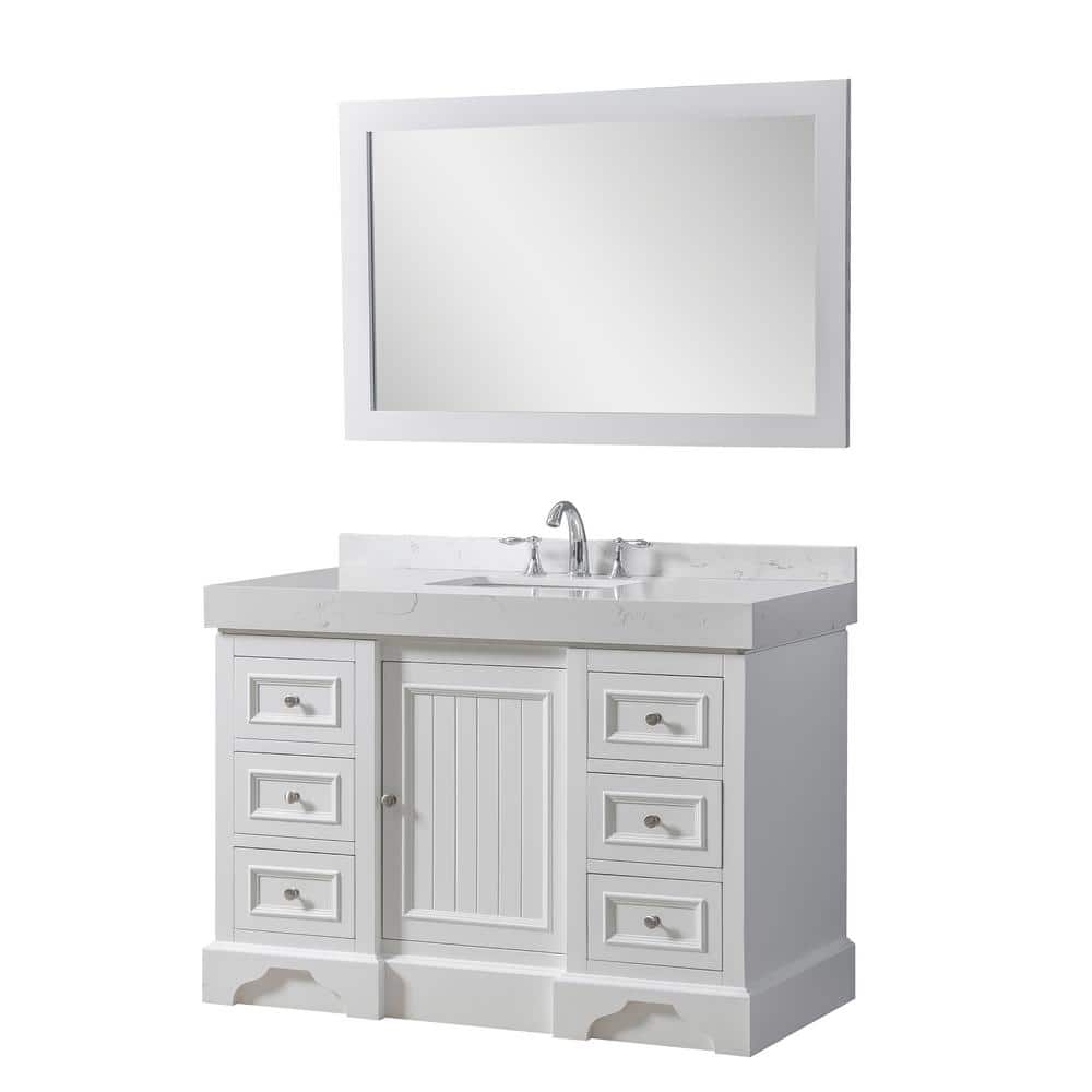 Reviews for Direct vanity sink Kingwood 48 in. W x 23 in. D x 36 in. H ...