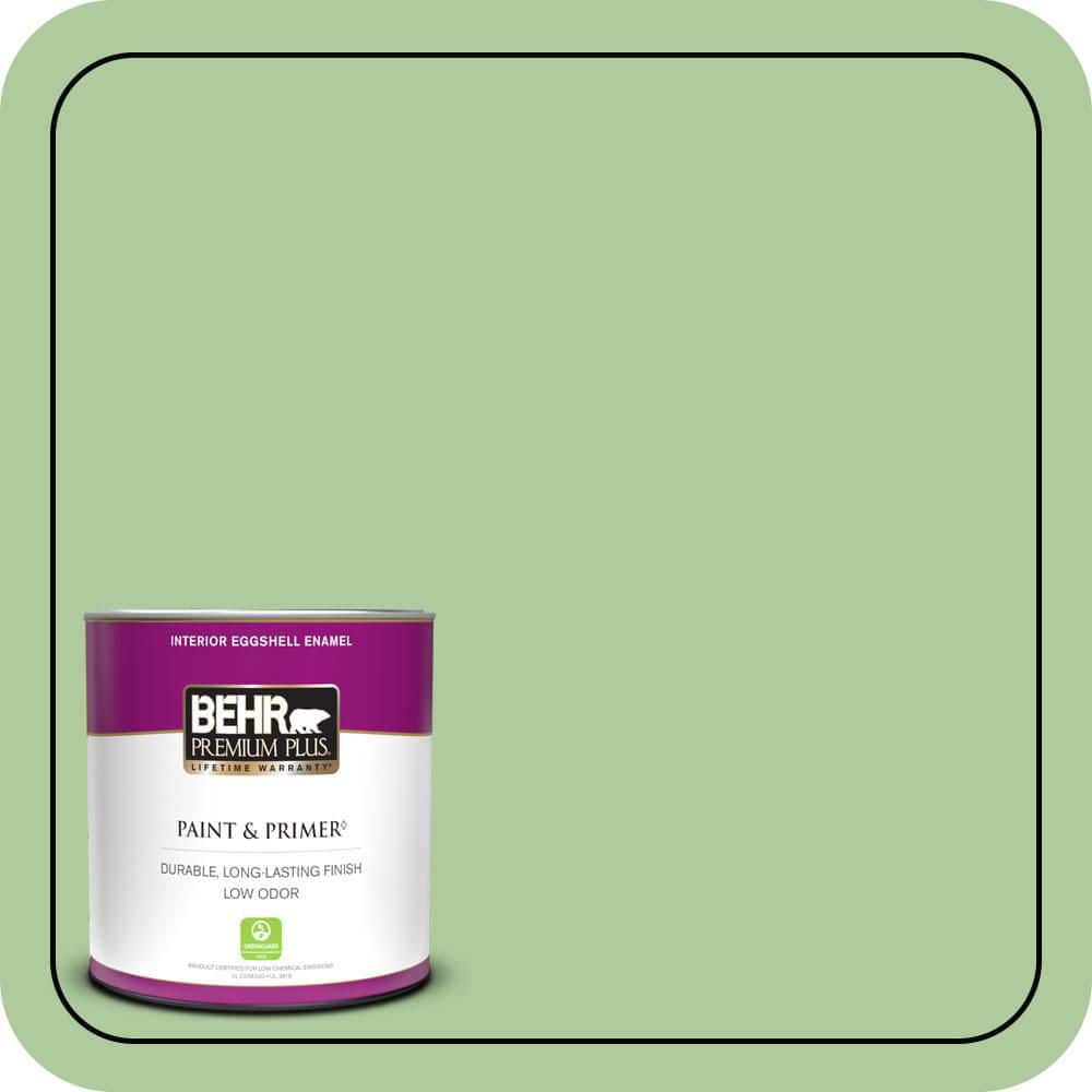 1 qt. #440D-4 Desert Cactus Eggshell Enamel Low Odor Interior Paint & Primer price history on PriceWatchPro