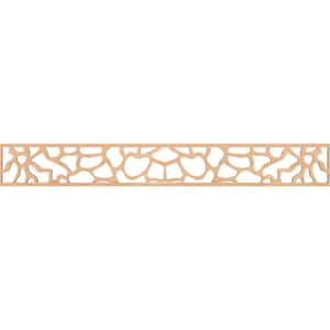 Rochester Fretwork 0.375 in. D x 46.5 in. W x 6 in. L Hickory Wood Panel Moulding