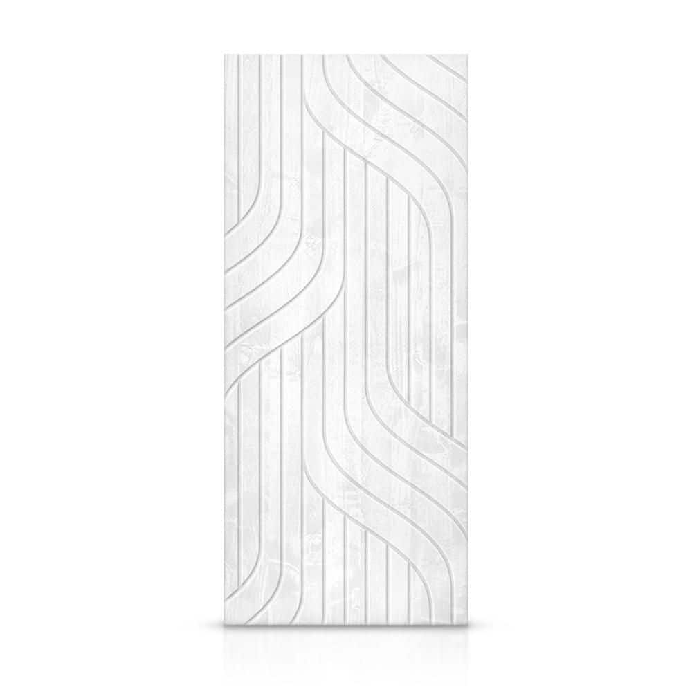 30 in. x 80 in. Hollow Core White Stained Pine Wood Interior Door Slab price history on PriceWatchPro