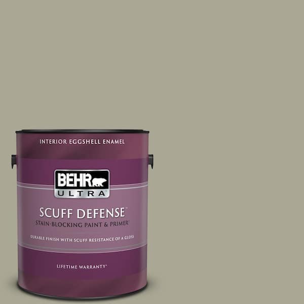 BEHR ULTRA 1 gal. #N350-4 Jungle Camouflage Extra Durable Eggshell Enamel Interior Paint & Primer
