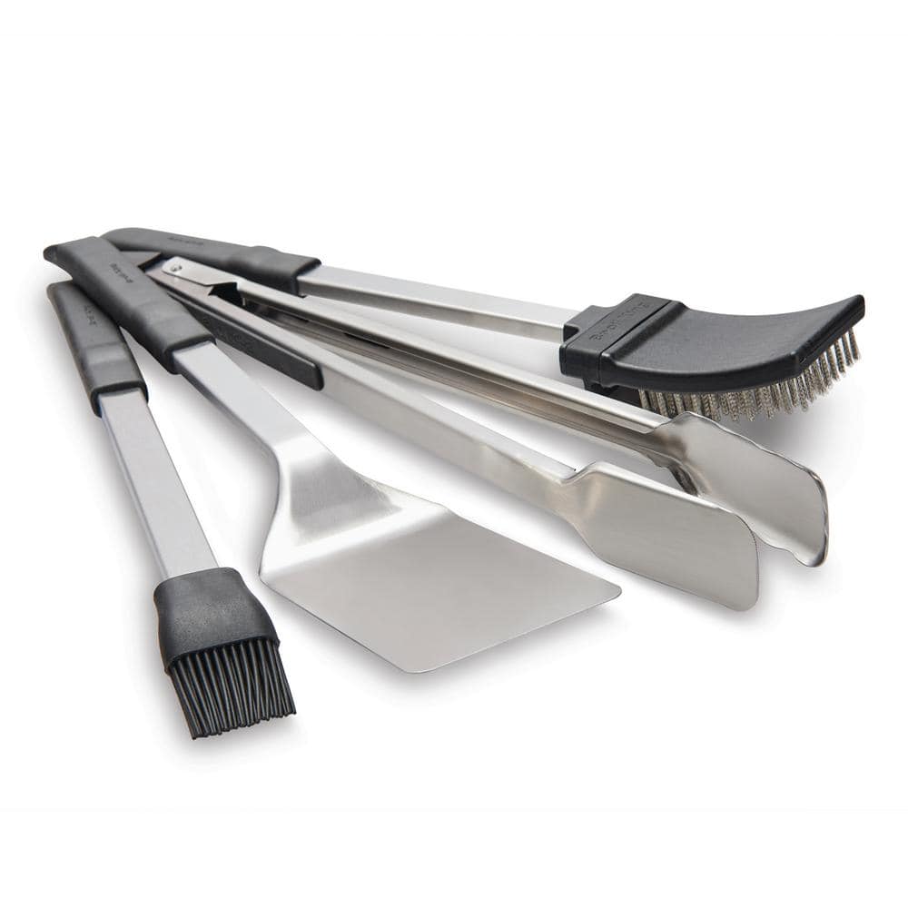Yukon Glory Magnetic Grill Tool Set 4 Piece Stainless Steel