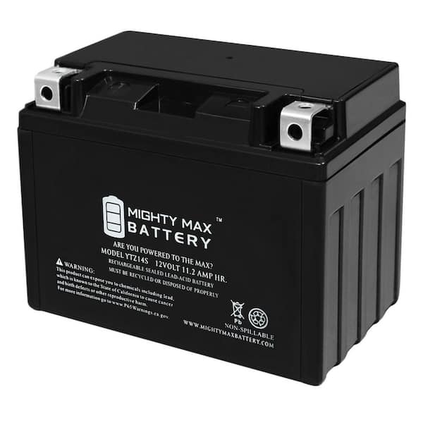 MIGHTY MAX BATTERY 12V 11.2Ah Battery Replacement for Power Source WPZ14S