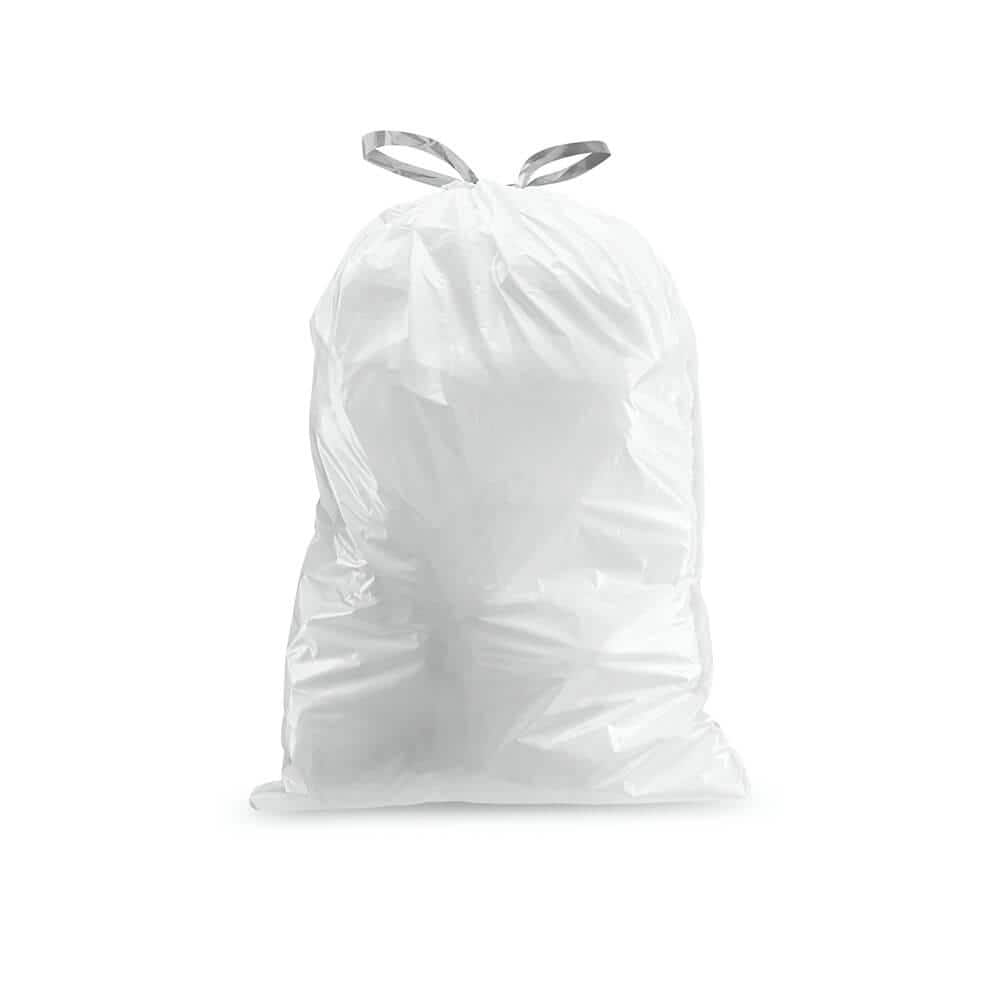 Plasticplace 7-10 Gallon High Density Trash Bags, Clear (100 Count