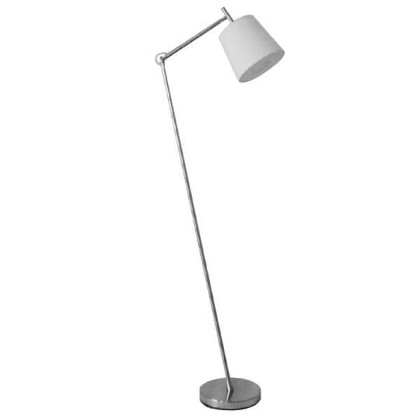 Filament Design Catherine 58 in. Satin Chrome Floor Lamp