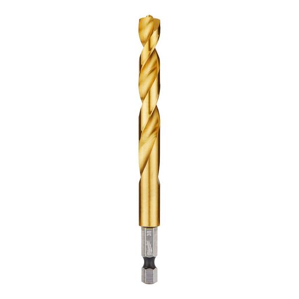 Milwaukee SHOCKWAVE 3/8 in. Titanium Twist Drill Bit (5-Pack) 48