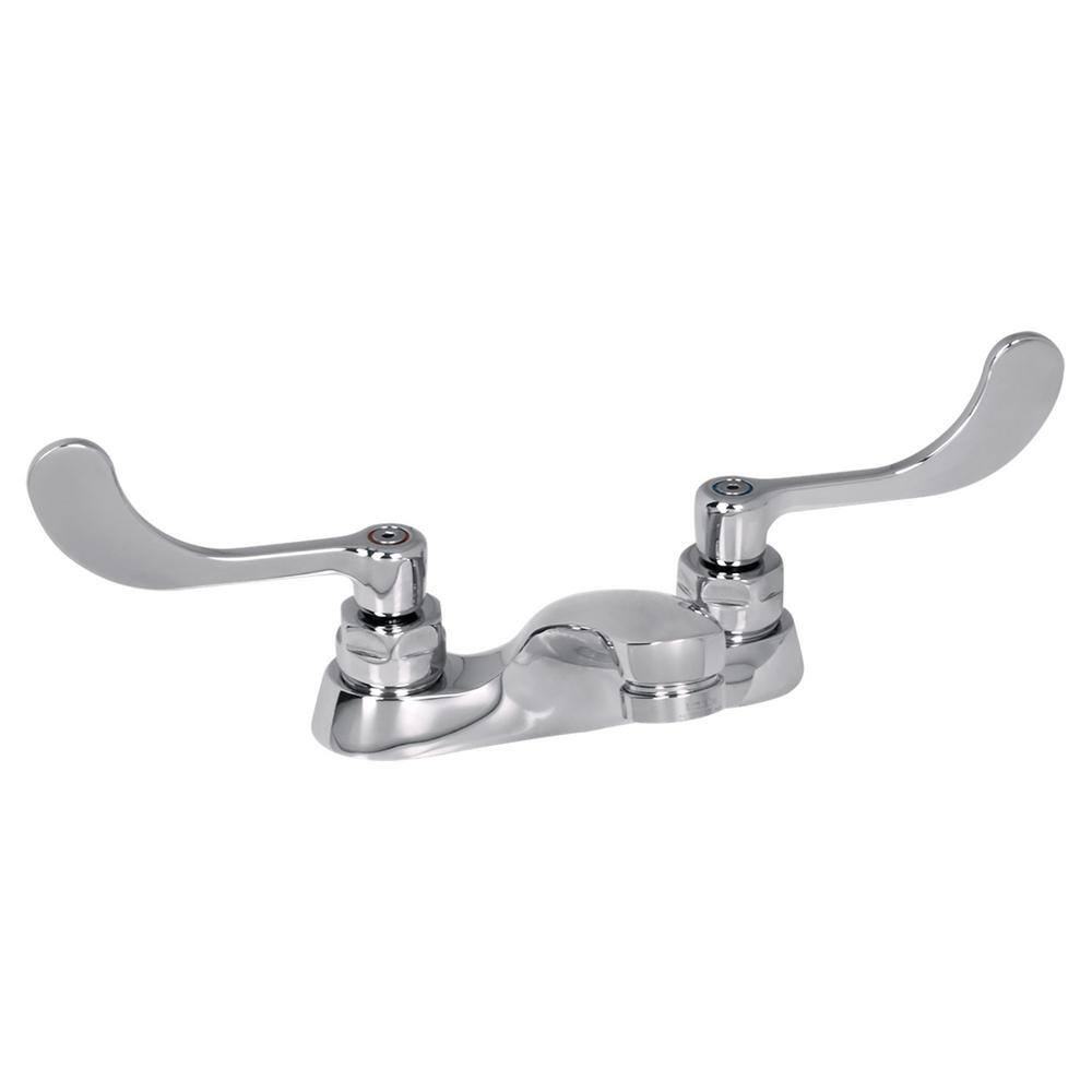 Monterrey 4 in. Centerset 2-Handle 0.5 GPM Bathroom Faucet with Vandal-Resi