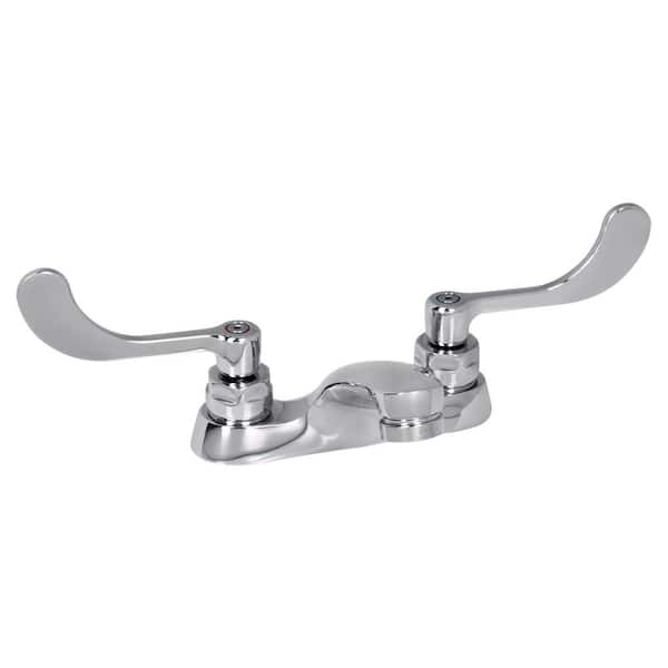 American Standard Monterrey 4 in. Centerset 2-Handle 0.5 GPM Bathroom Faucet with Vandal-Resistant Lever Handles in Polished Chrome