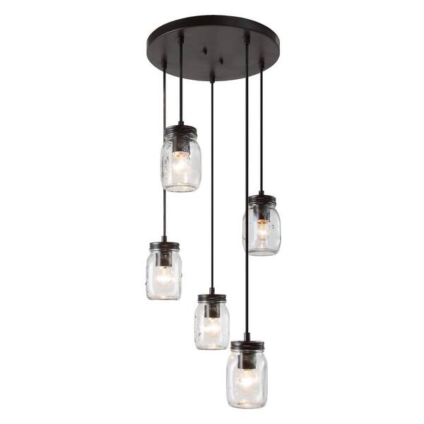 mason jar chandelier home depot