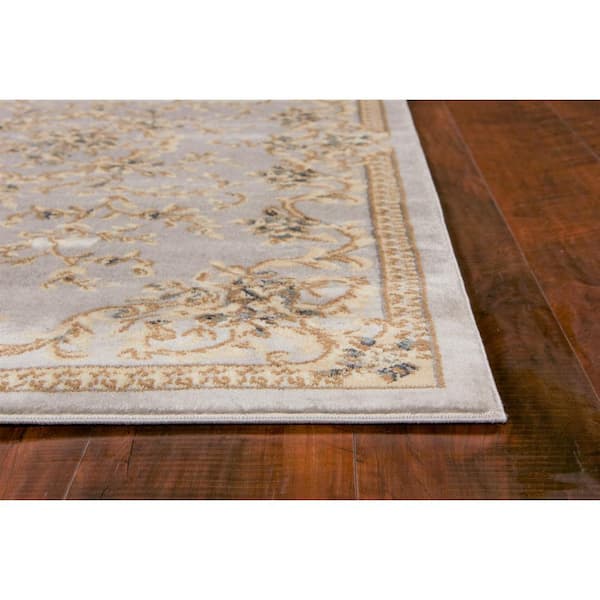 Ajay Light Grey 8 ft. x 10 ft. Area Rug