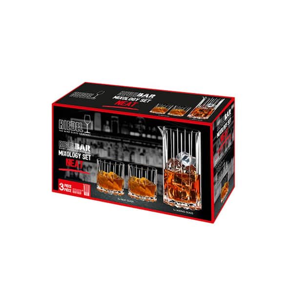 Riedel Mixology Clear Cut Crystal Neat Bar (Set of 3)
