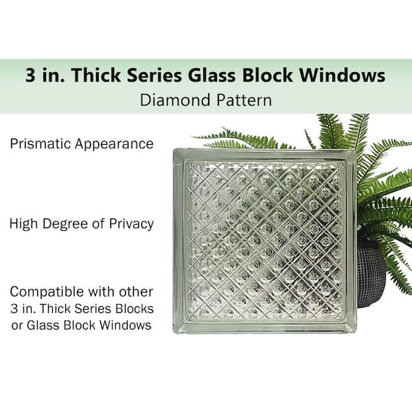 Clearly Secure 27 in. x 36.75 in. x 3.125 in. Frameless Diamond