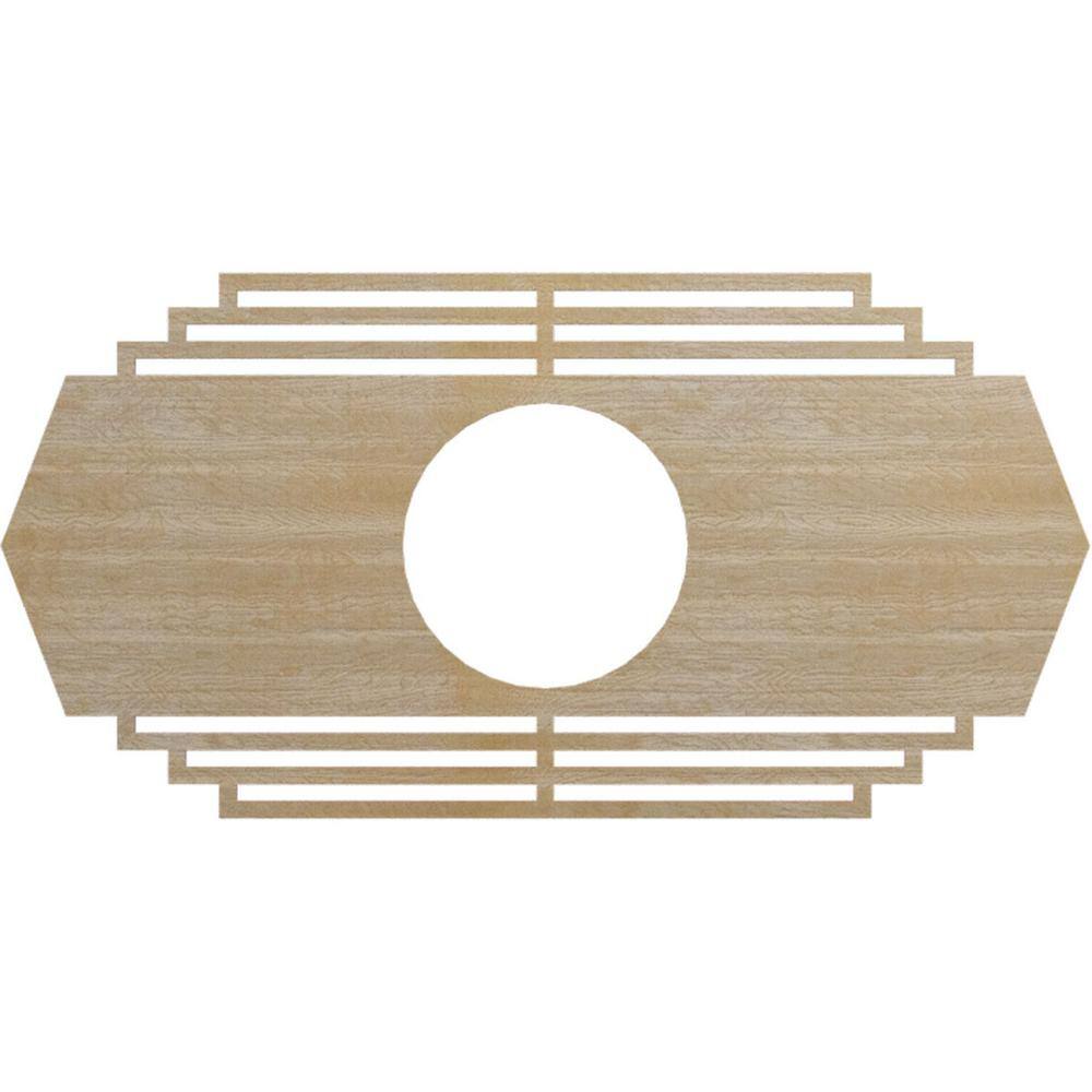 34 in. x 9 in. x 0.375 in. Wood Medallion Moulding price history on PriceWatchPro