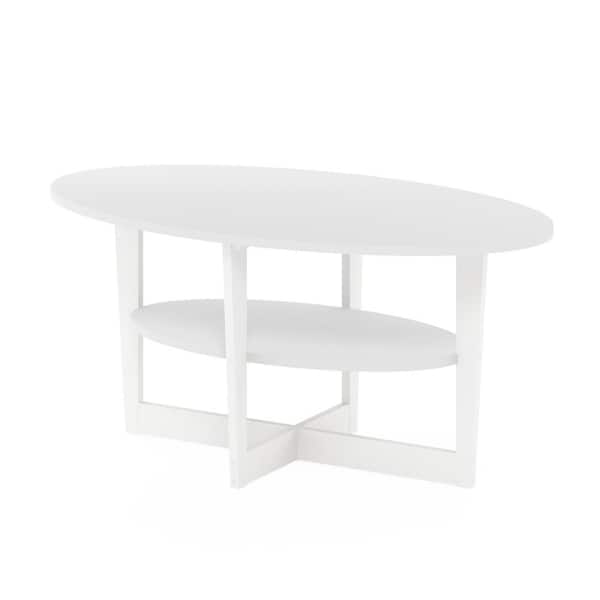 Tvilum Madrid 32 in. White Engineered Wood Square Coffee Tvilum Madrid 32 in. White Engineered Wood Square Coffee