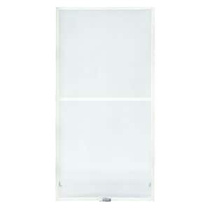 19-7/8 in. x 38-27/32 in. 200 and 400 Series White Aluminum Double-Hung TruScene Window Screen