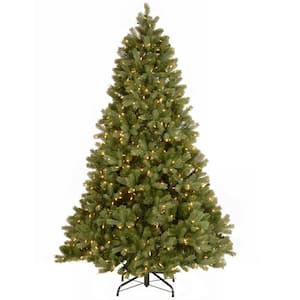 7.5 ft. Downswept Douglas Fir Artificial Christmas Tree with Dual Color LED Lights