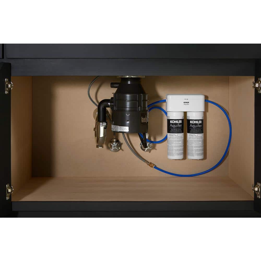 Kohler Aquifer Double Cartridge Under-Sink Water Filtration System