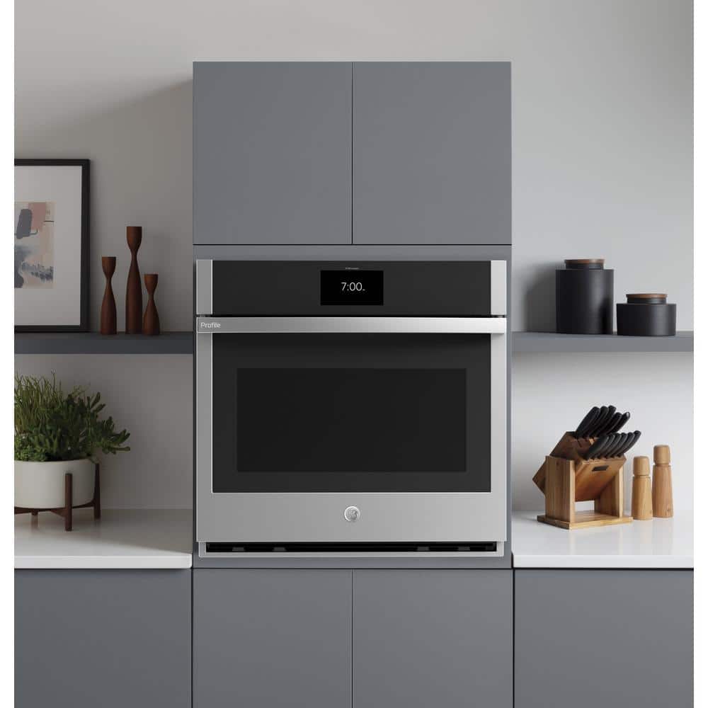 GE Profile 27" Stainless Steel Smart Convection Wall Oven