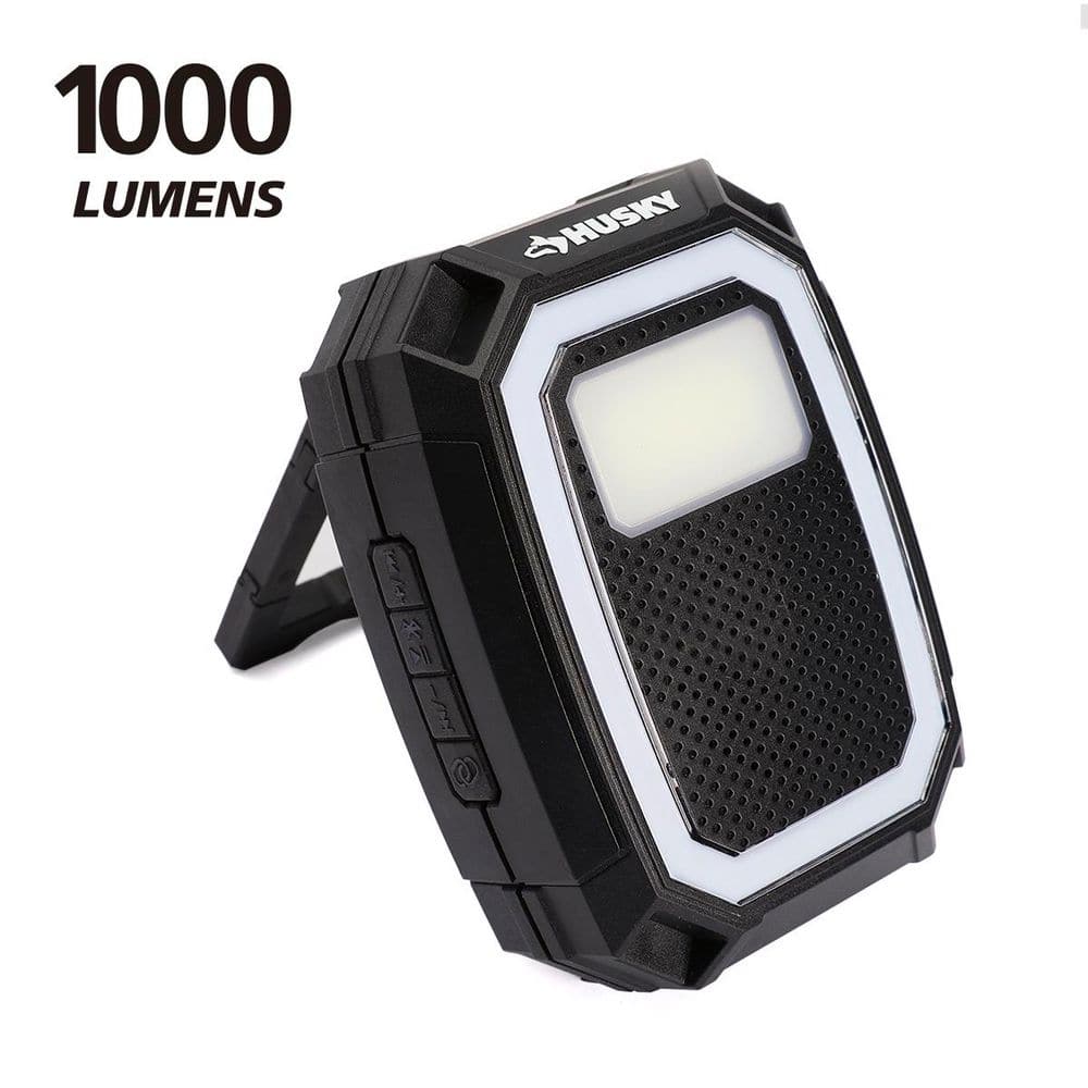 ECOHILUX LEDポーチライト 1000ルーメン2個 Husky 1000 Lumen Rechargeable Color Changing Speaker Utility Light