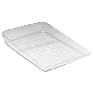 11 in. Pro Clear Plastic Deluxe Tray Liner (3-Pack)