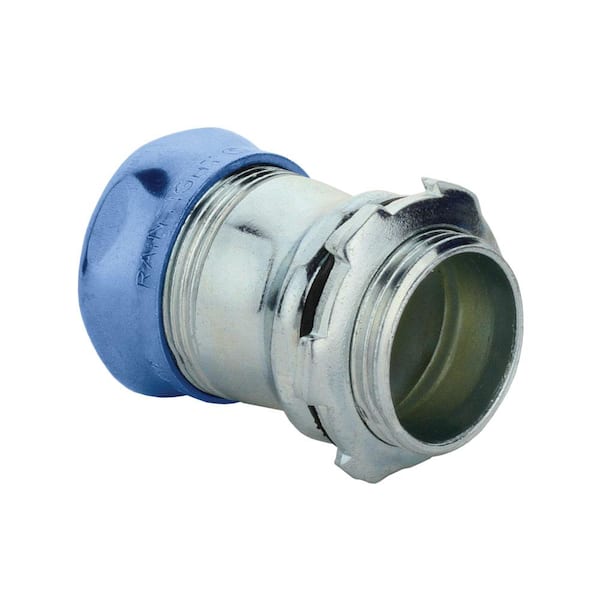 Commercial Electric 1/2 in. Electrical Metallic Tubing (EMT) Raintight Compression Connector (5-Pack)