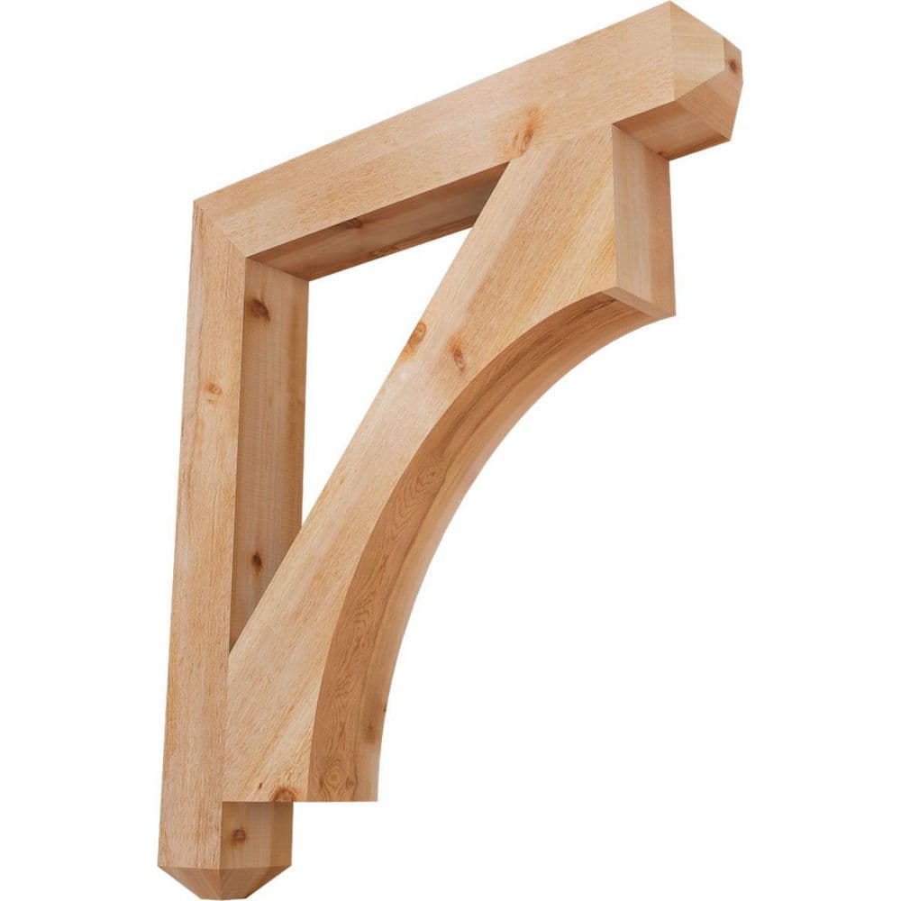 6 in. x 48 in. x 42 in. Western Red Cedar Westlake Craftsman Rough Sawn Bracket price history on PriceWatchPro