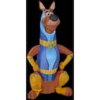 5 ft H. Inflatable Airblown-Super Scoob from SCOOB Movie-MD-WB (WM)