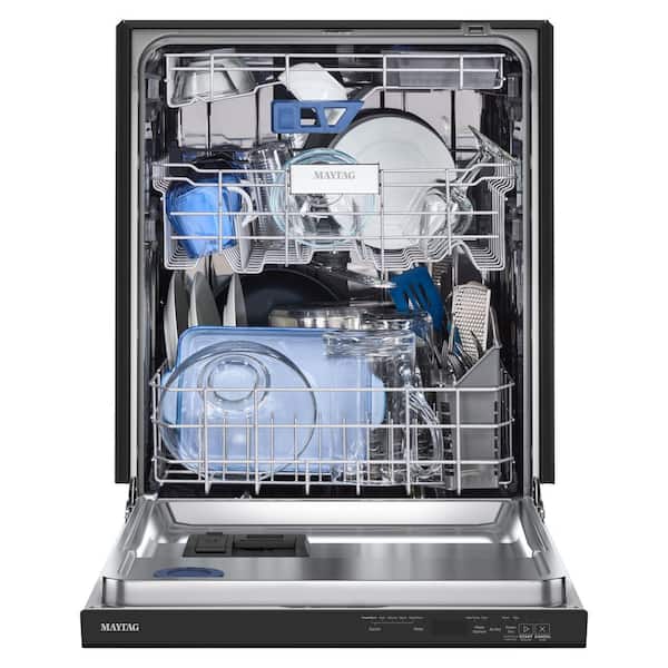 24 in. Top Control Built-In Tall Tub Dishwasher in Black with PowerBlast Cycle and PowerDry