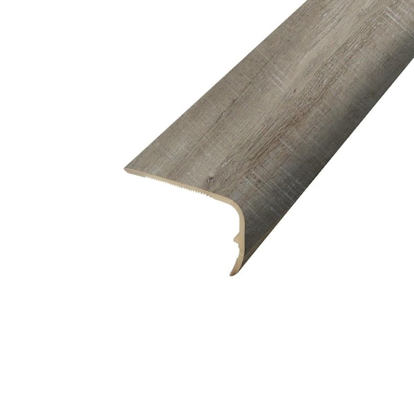 PERFORMANCE ACCESSORIES Dimming Sky Oak 9.39 mm. Thick x 1.88 in. Wide x 78.7 in. Length Vinyl Stair Nose Molding