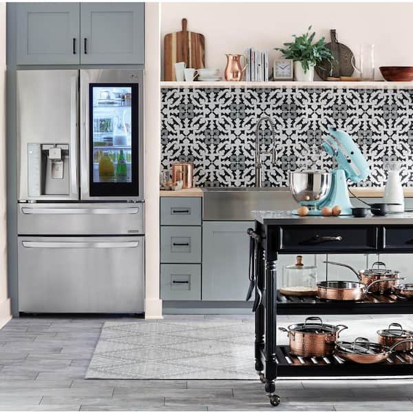 Savannah Black Kitchen Cart with Stainless Top