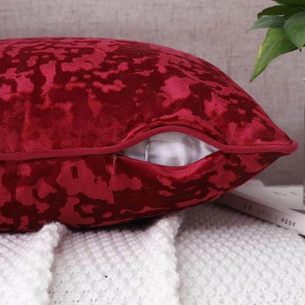 Outdoor Decorative Plush Velvet Throw Pillow Covers Sofa Accent Couch Pillo