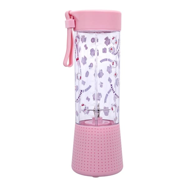 Uncanny Brands Pink Hello Kitty 15 oz. Single-Speed Portable Rechargeable  Blender RB1-KIT-HK1 - The Home Depot
