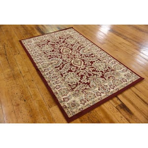 Voyage Asheville Red 3' 3 x 5' 3 Area Rug