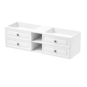 72 in. W x 23 in. D x 22 in. H Bath Vanity Cabinet without Top in White