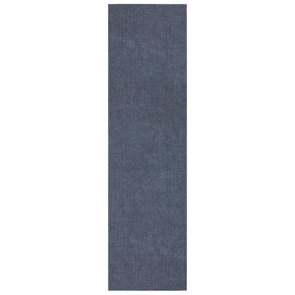 Sweet Home Stores Ribbed Waterproof Non-Slip Rubberback Solid Runner Rug, 2  ft. 7 in. x 11 ft., Gray, Polyester Garage Flooring SH-SRT703-3X11 - The  Home Depot