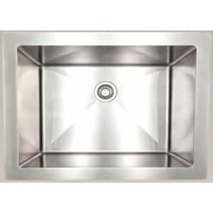 Cashel 25 in. x 22 in. x 14.5 in. ABS Plastic Drop-In Sink 1970-33-01 - The  Home Depot