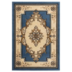 Bristol Fallon Blue 2 ft. 7 in. x 7 ft. 4 in. Area Rug