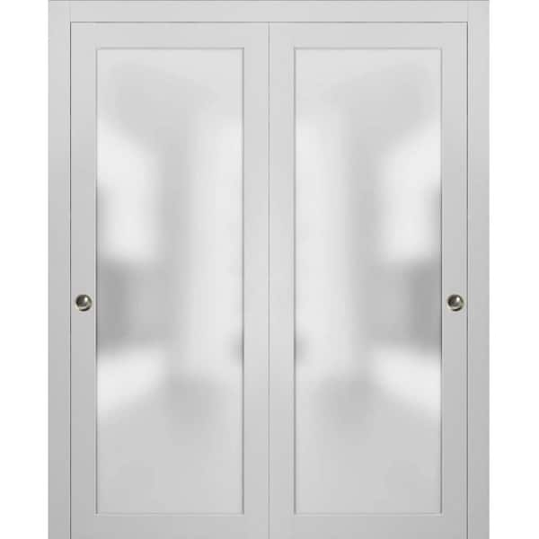 Reviews for Sartodoors 56 in. x 84 in. 1-Panel White Finished Solid ...