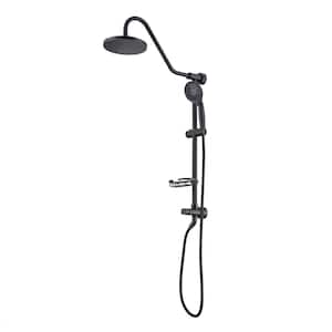 Xeinna Single Handle Round Shower Faucet with Shower Head and Handheld Sprayer in Oil-Rubbed Bronze (Valve Included)