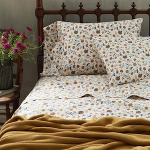 Villa D’Ascoli Misha Floral Sateen Fitted Sheet