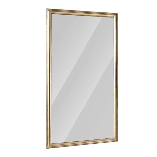 31.5 in. W x 71 in. H Rectangular Framed Wall Bathroom Vanity Mirror in Copper