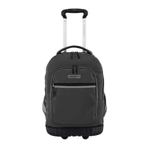 20 in. Gray 2-Section Rolling Backpack with Solid Bottom (78520)