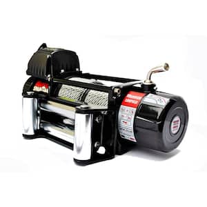 Spartan Series 12,000 lb. Capacity 12-Volt Electric Winch with 82 ft. Steel Cable