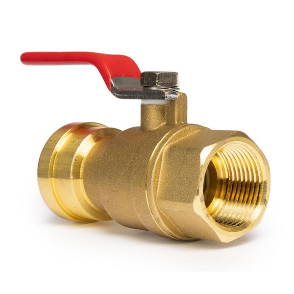 QUICKFITTING 3/4 in. Push-to-Connect x FNPT (Female Thread) Brass Full Port Ball Valve