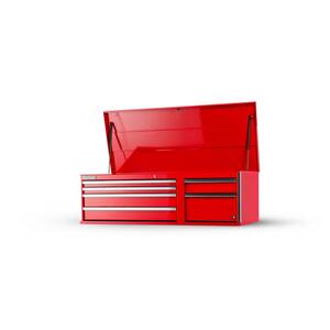 Tech Series 56 in. 6-Drawer Top Chest, Red