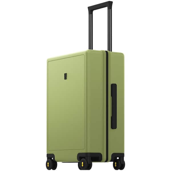 Numhew 20 in. Pickle Green Hard Shell Carry on Luggage, Carry-on